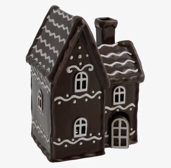 Pepparkakshus Julbyn Nr 6 - Ljuslykta från Storefactory