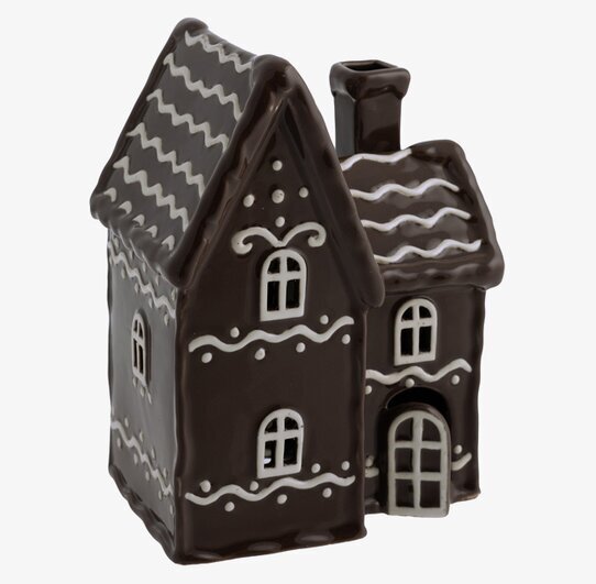 Pepparkakshus Julbyn Nr 6 - Ljuslykta från Storefactory