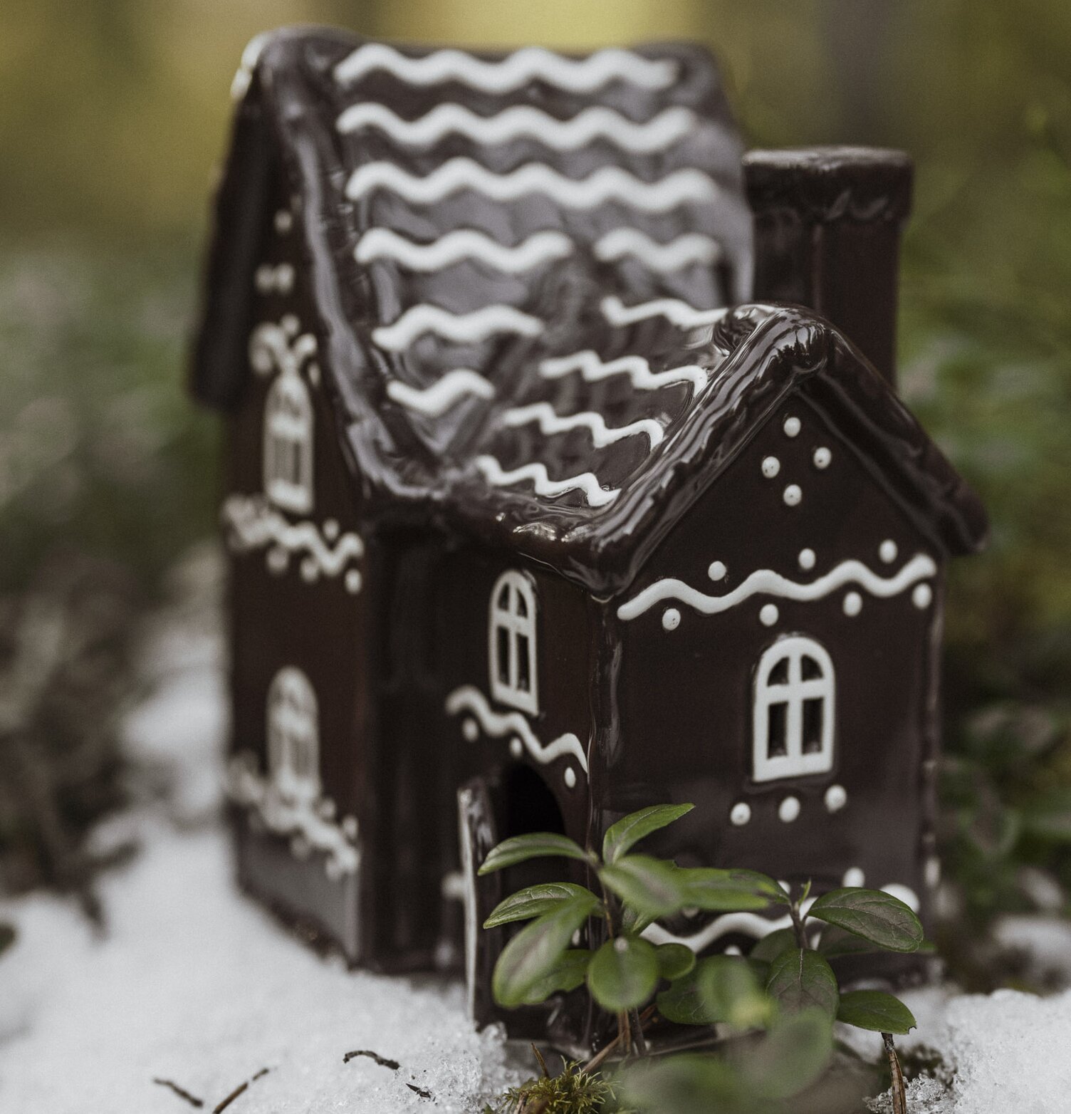 Pepparkakshus Julbyn Nr 6 - Ljuslykta från Storefactory