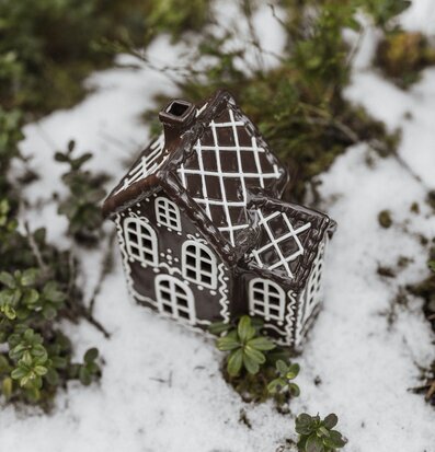 Pepparkakshus Julbyn Nr 5 - Ljuslykta från Storefactory