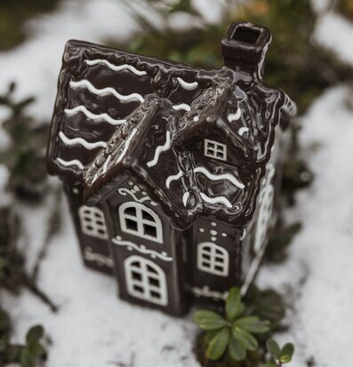 Pepparkakshus Julbyn Nr 4 - Ljuslykta från Storefactory