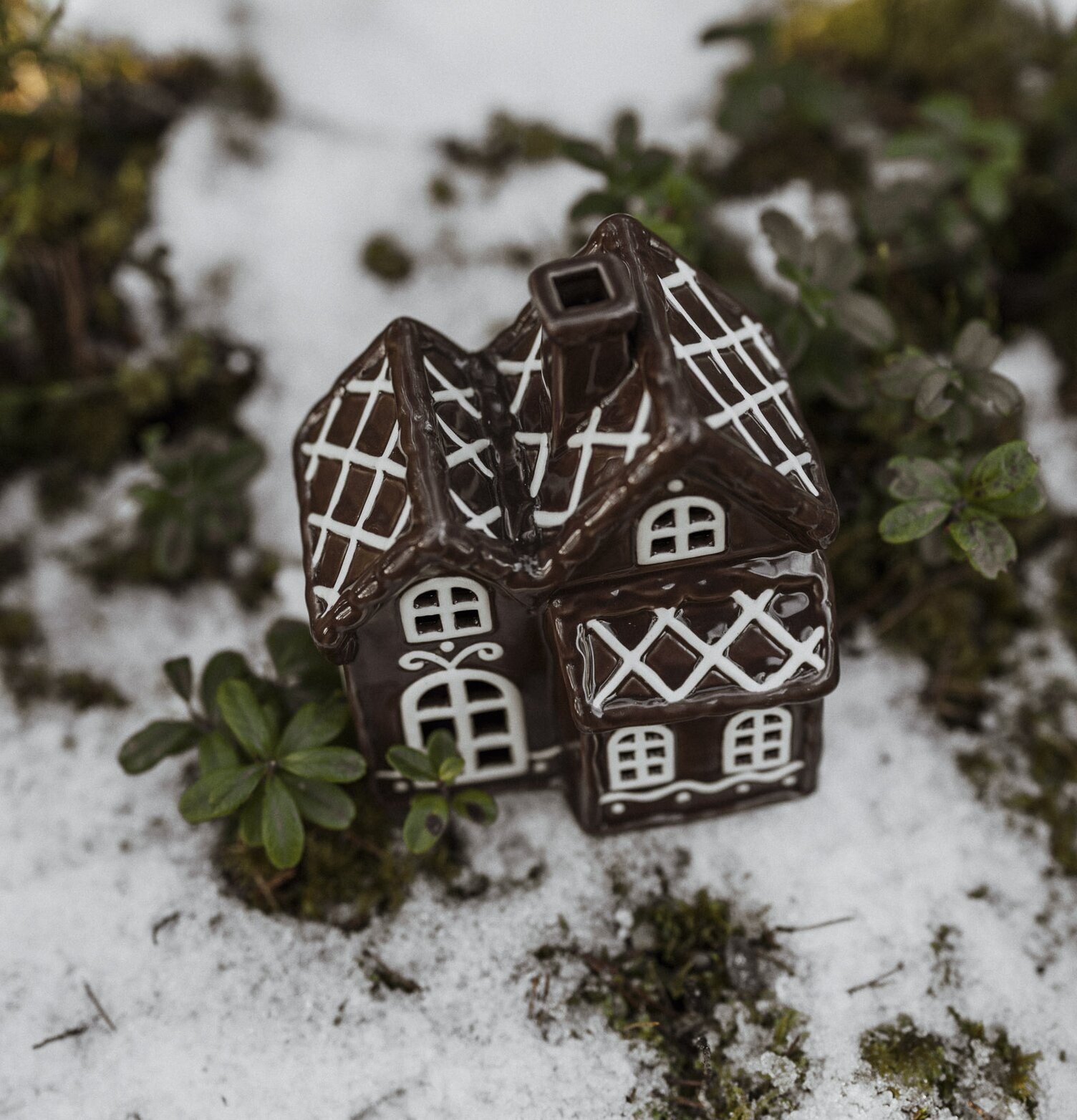 Pepparkakshus Julbyn Nr 3 - Ljuslykta från Storefactory