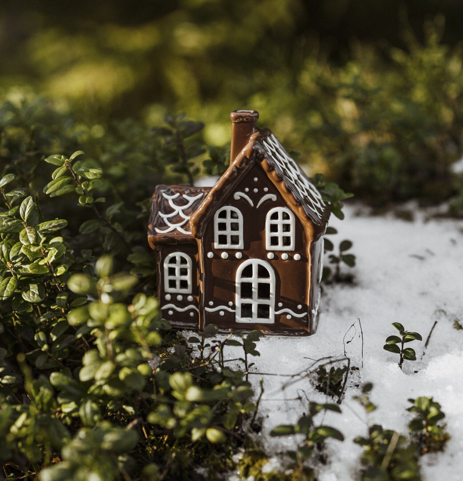 Pepparkakshus Julbyn Nr 2 - Ljuslykta från Storefactory