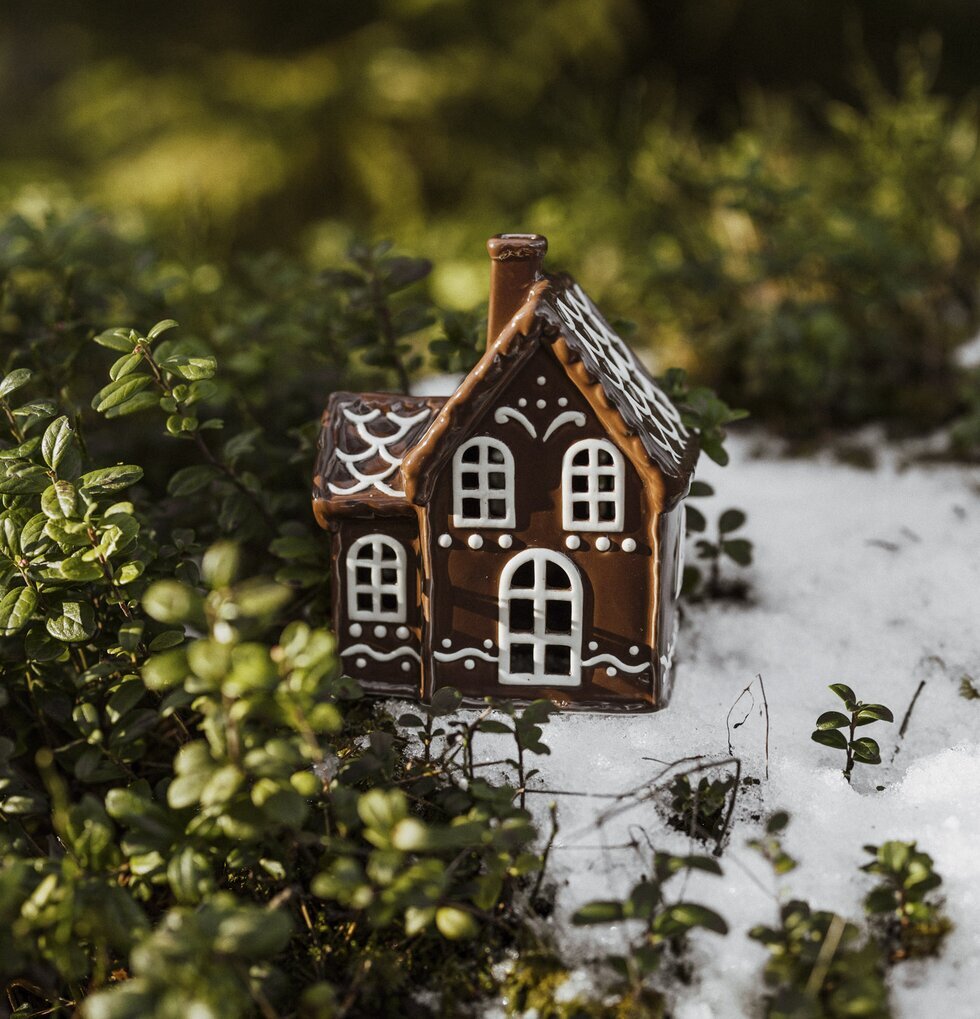 Pepparkakshus Julbyn Nr 2 - Ljuslykta från Storefactory