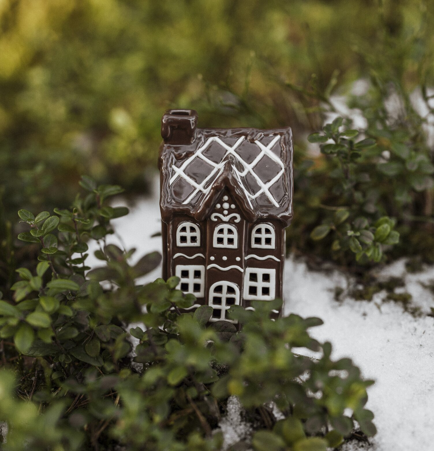 Pepparkakshus Julbyn Nr 1- Ljuslykta från Storefactory