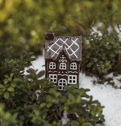Pepparkakshus Julbyn Nr 1- Ljuslykta från Storefactory