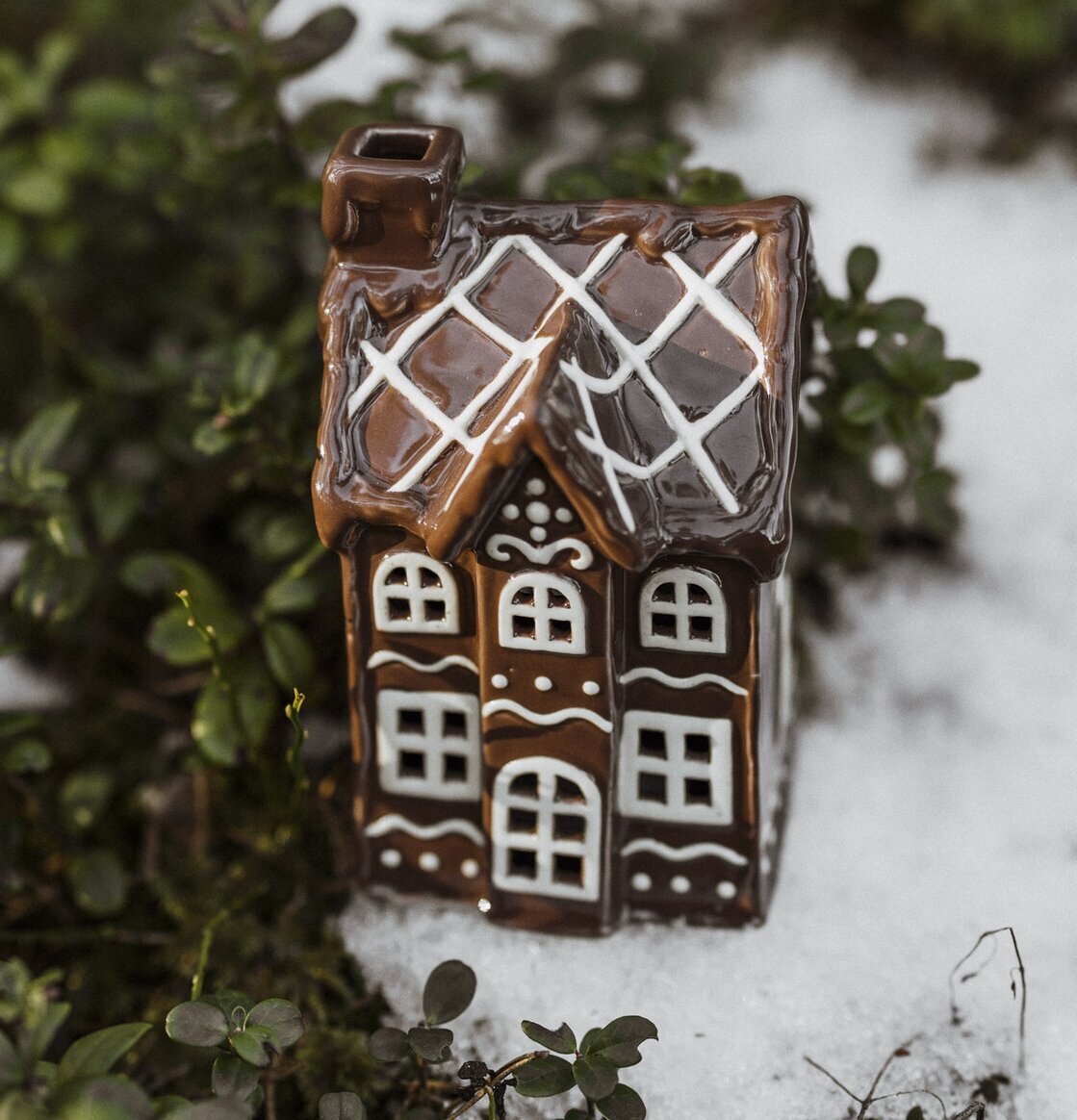 Pepparkakshus Julbyn Nr 1- Ljuslykta från Storefactory