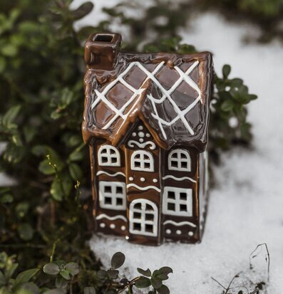 Pepparkakshus Julbyn Nr 1- Ljuslykta från Storefactory