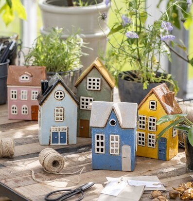 Ljuslykta Nyhavn Blå IB Laursen Lyktor Endless Light Ljuslyktor