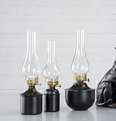 Ljuslykta Värmeljus Juno Emalj Svart från A Lot Decoration