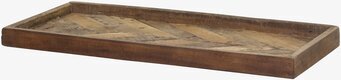 Bild av rektangulärt träfat med rustik känsla