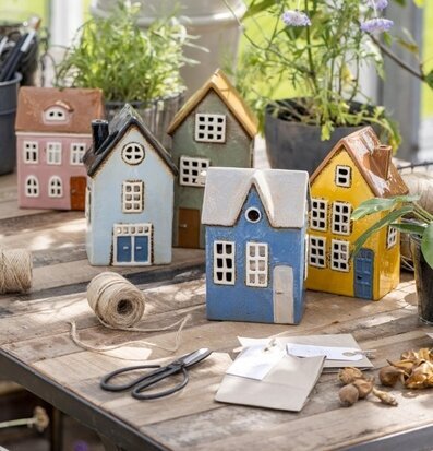 Ljuslykta Nyhavn Grön från IB Laursen på träbord