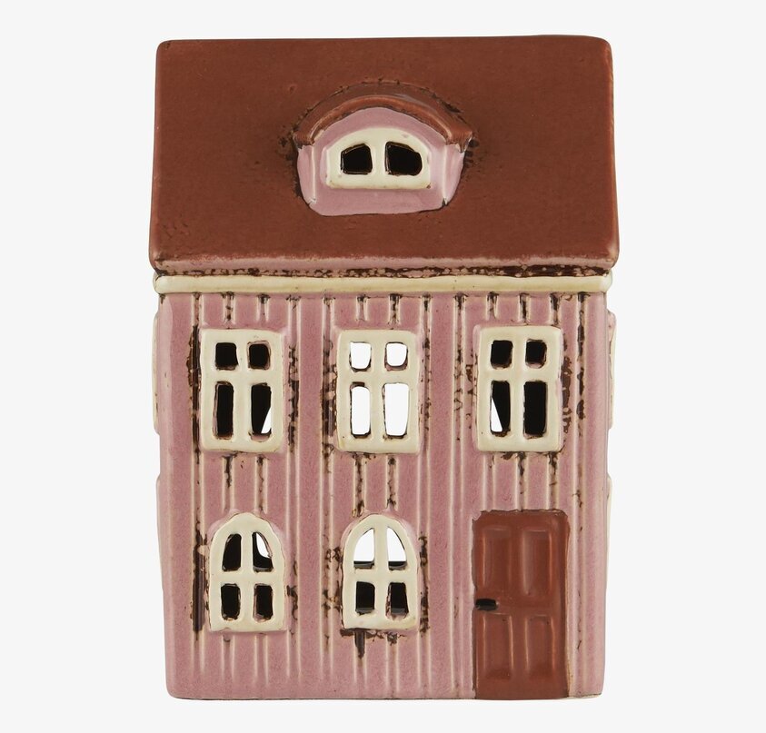 Ljuslykta Thorshavn Rosa från IB Laursen i keramik