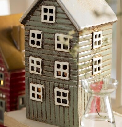 Ljuslykta Thorshavn Grön IB Laursen Lyktor Endless Light Ljuslyktor