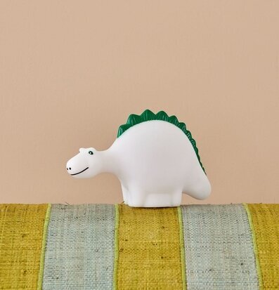 Bild av lekfull dinosaurielampa med mjukt sken