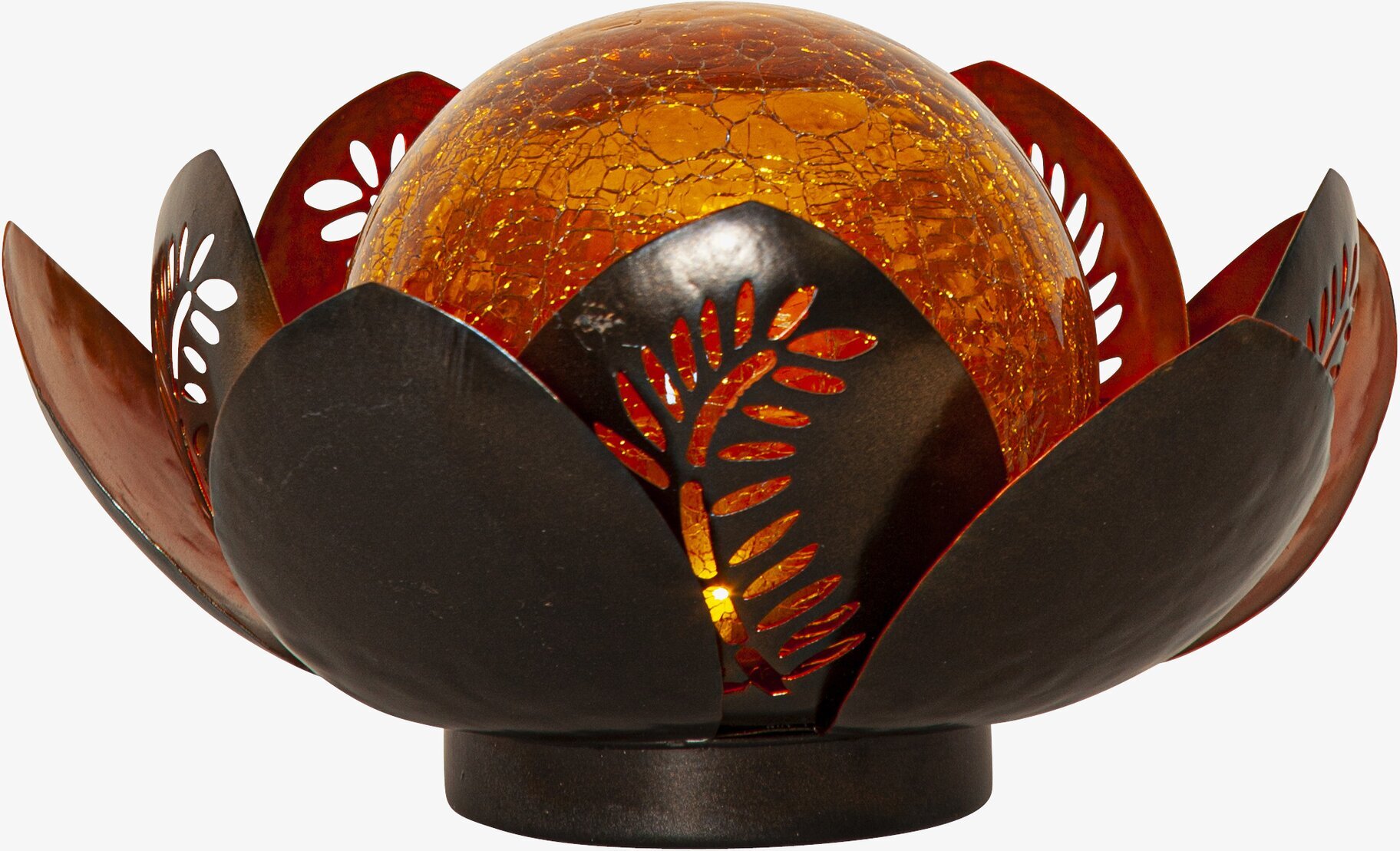 Bild av solcellsdekoration med naturinspirerad design