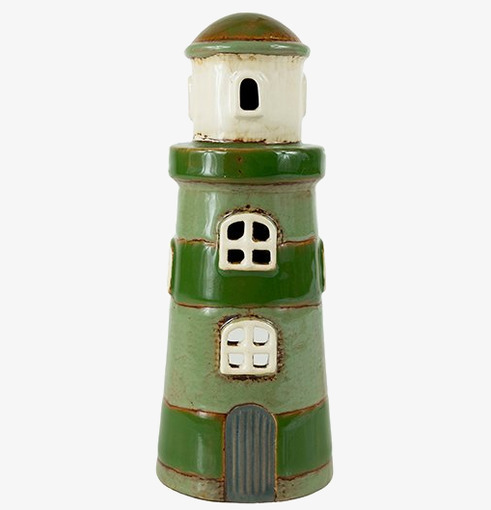 Ljuslykta Fyr Grön från Det Gamle Apotek i keramik
