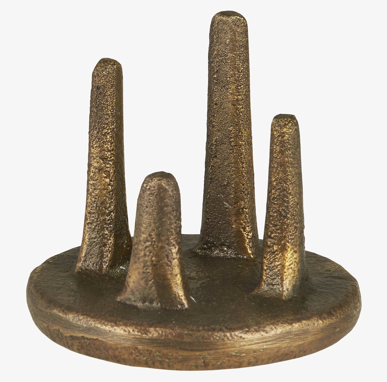 Ljusstake Tiza Stor från IB Laursen i rustik metallfinish