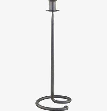 Bild av elegant ljusstake med antik svart finish