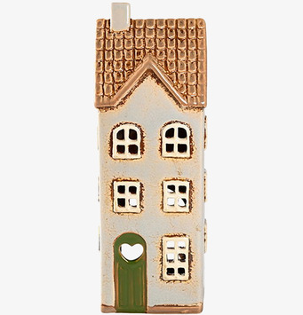 Ljuslykta Hus Grå från Det Gamle Apotek i rustik design