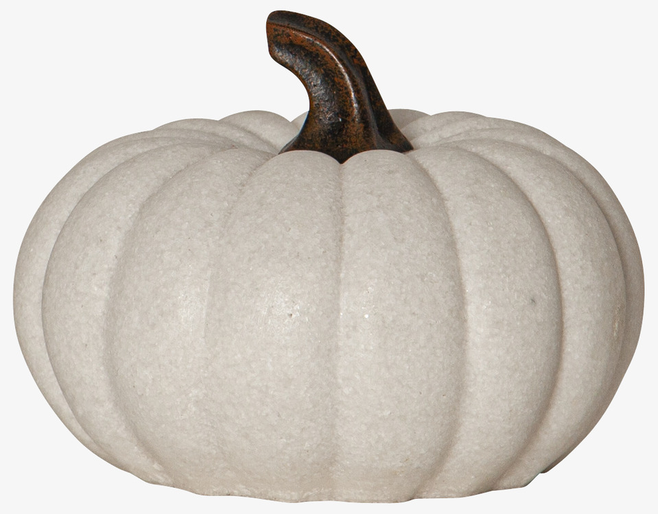 Dekoration Pumpa Sandy 15cm från Star Trading i sandfärg