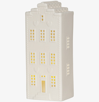 Foto av stilren LED-lykta med varm atmosfärisk belysning