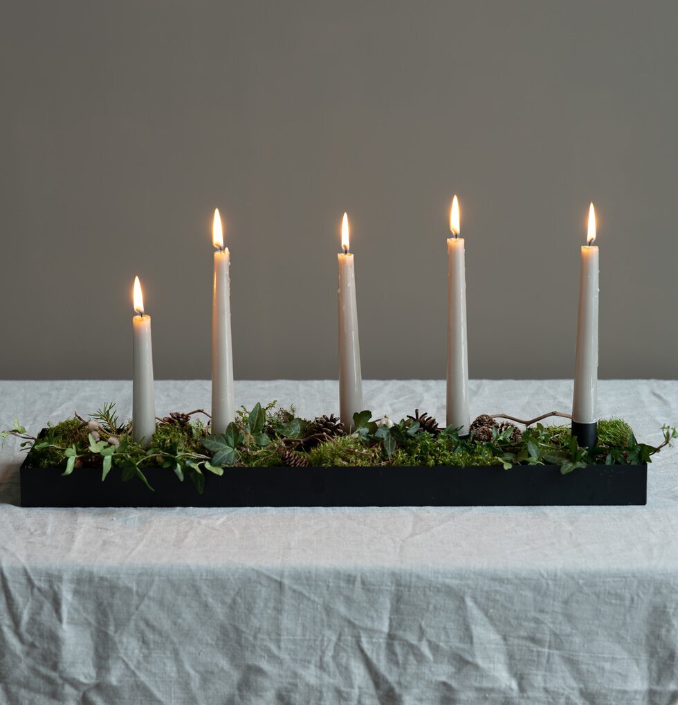 Ljusstake Med Magnetiska Ljushållare från Storefactory