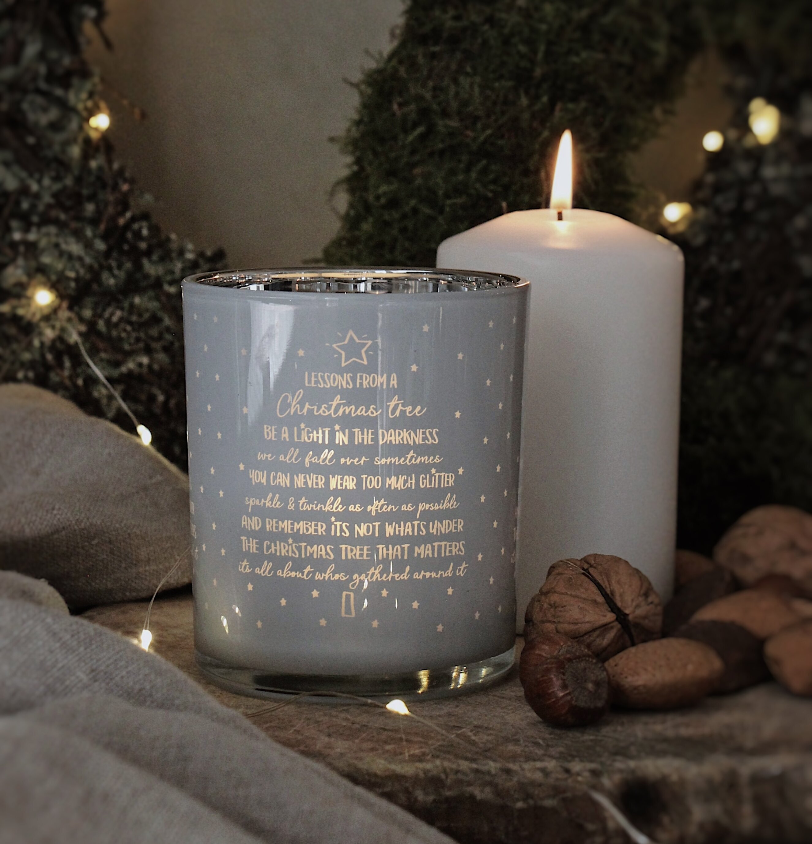 Ljuslykta Lessons From A Christmas Tree - Majas Cottage