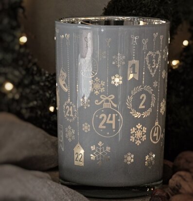 Ljuslykta Christmas Countdown - Majas Cottage på träyta