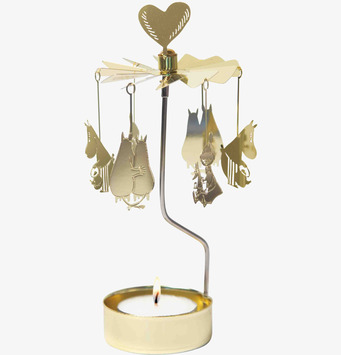 Bild av elegant ljuslykta med Mumin-design i metall