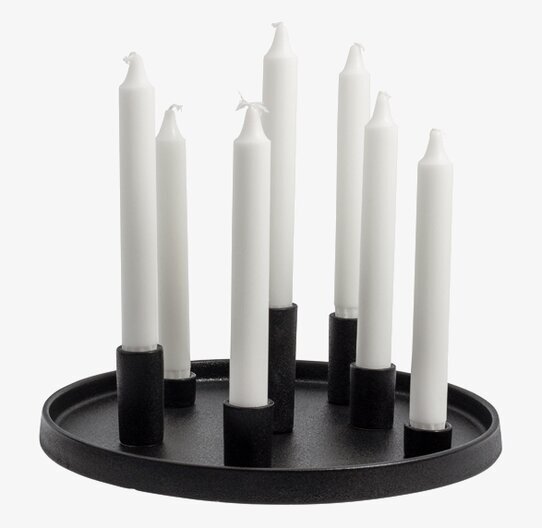 Ljusfat Lingsberg Svart Storefactory Ljusstakar Adventsstakar Ljushållare Ljushyllor
