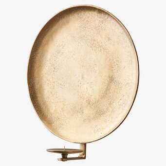 Bild av elegant väggljushållare i mässing för inredning