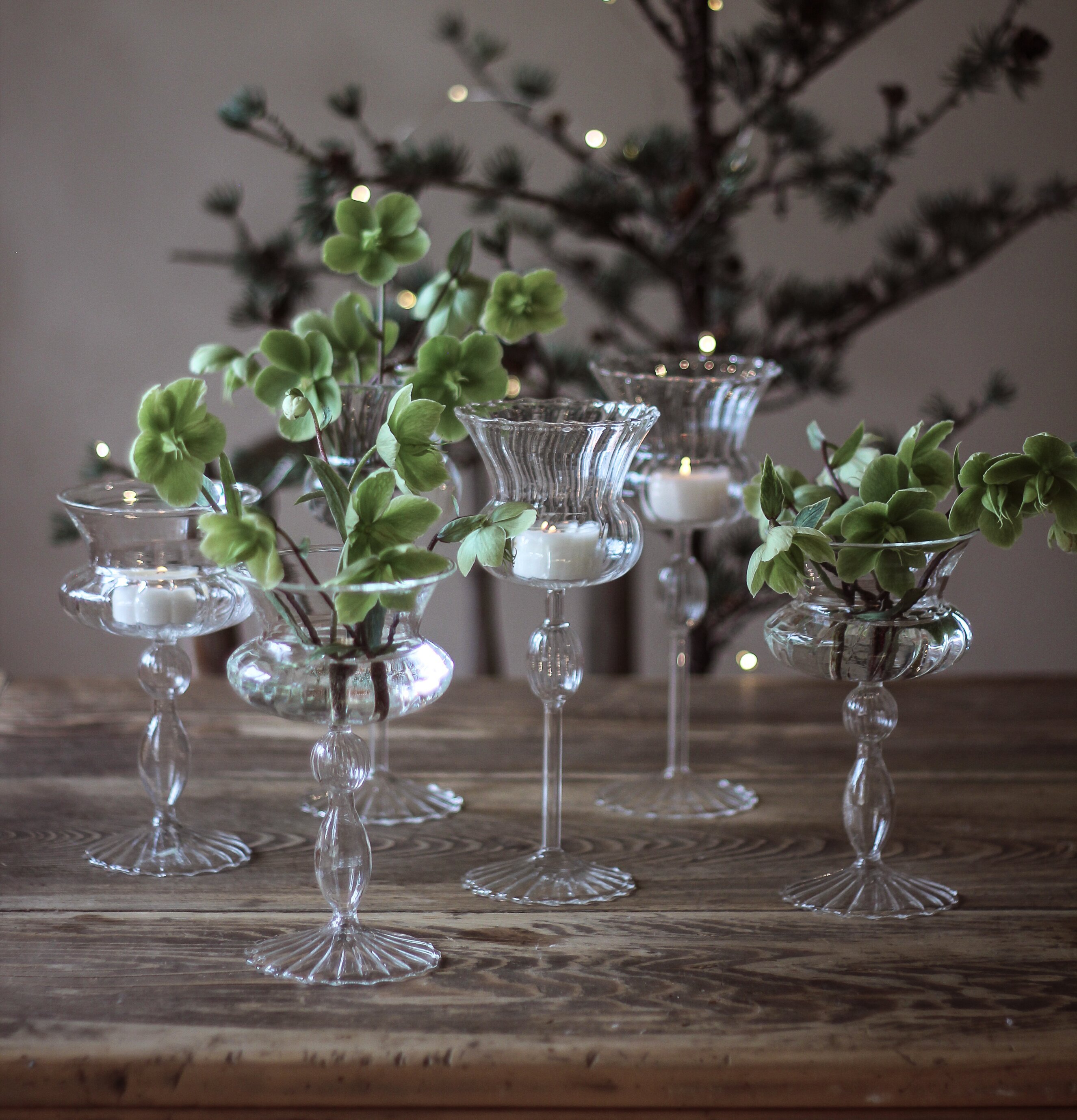 Majas Lykta/Vas Rocaille Hög Cottage Lyktor Endless Light Ljuslyktor