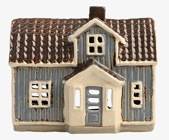 Ljuslykta Hus Blå Det Gamle Apotek Lyktor Endless Light Ljuslyktor