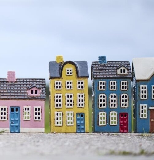 Ljuslykta Nyhavn Blå Grön Gul IB Laursen Lyktor Endless Light Ljuslyktor