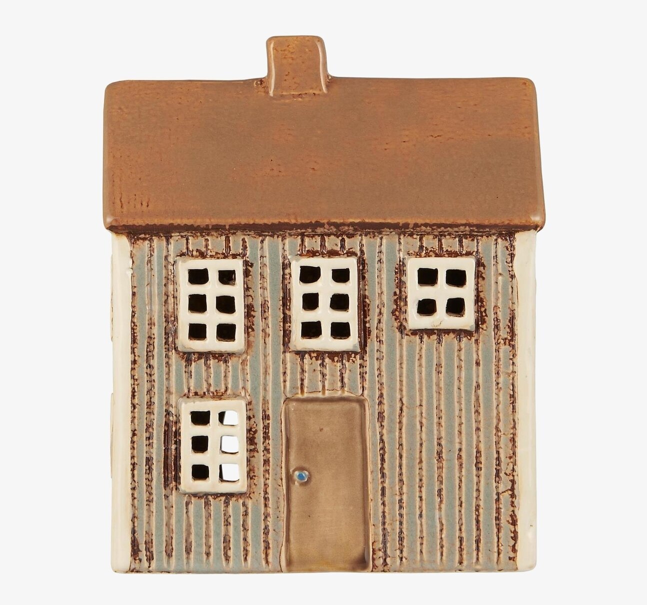 Ljuslykta Visby Grå/Beige IB Laursen Lyktor Endless Light Ljuslyktor