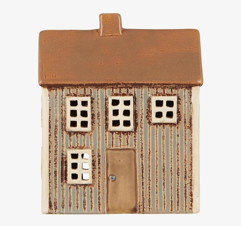 Ljuslykta Visby Grå/Beige IB Laursen Lyktor Endless Light Ljuslyktor