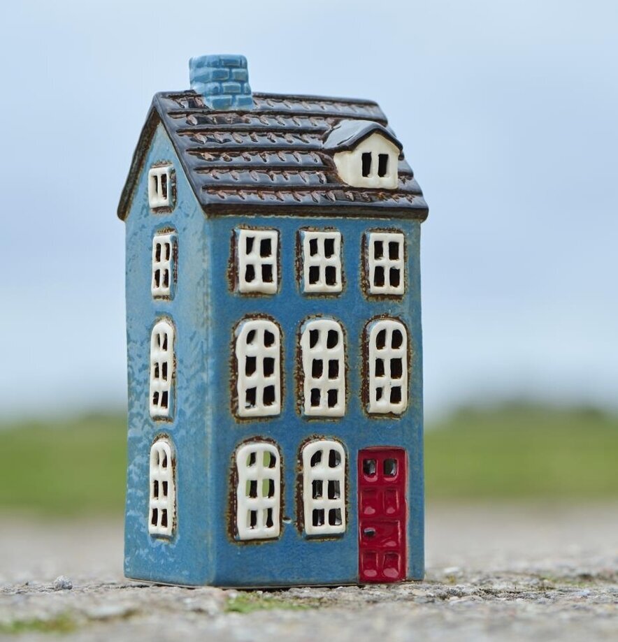 Ljuslykta My Home Town Blå IB Laursen Lyktor Endless Light Ljuslyktor