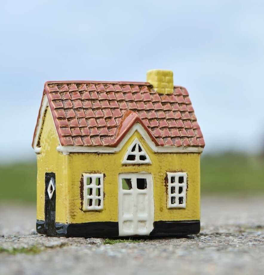 Ljuslykta My Home Town Gul IB Laursen Lyktor Endless Light Ljuslyktor