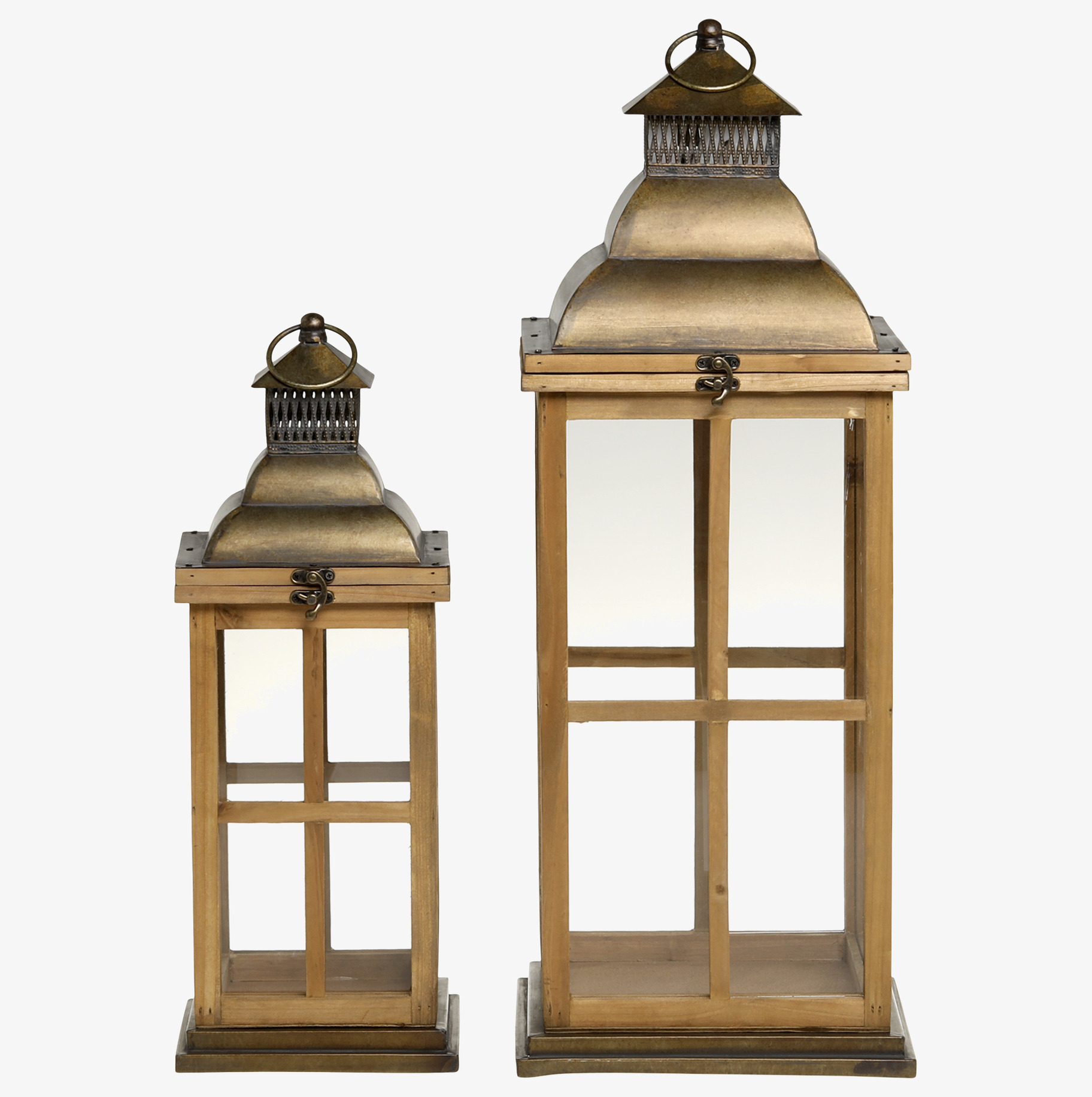 Lanterna Med Dekor Chic Antique