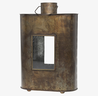 Bild av stor lanterna i antik mässing med unik design