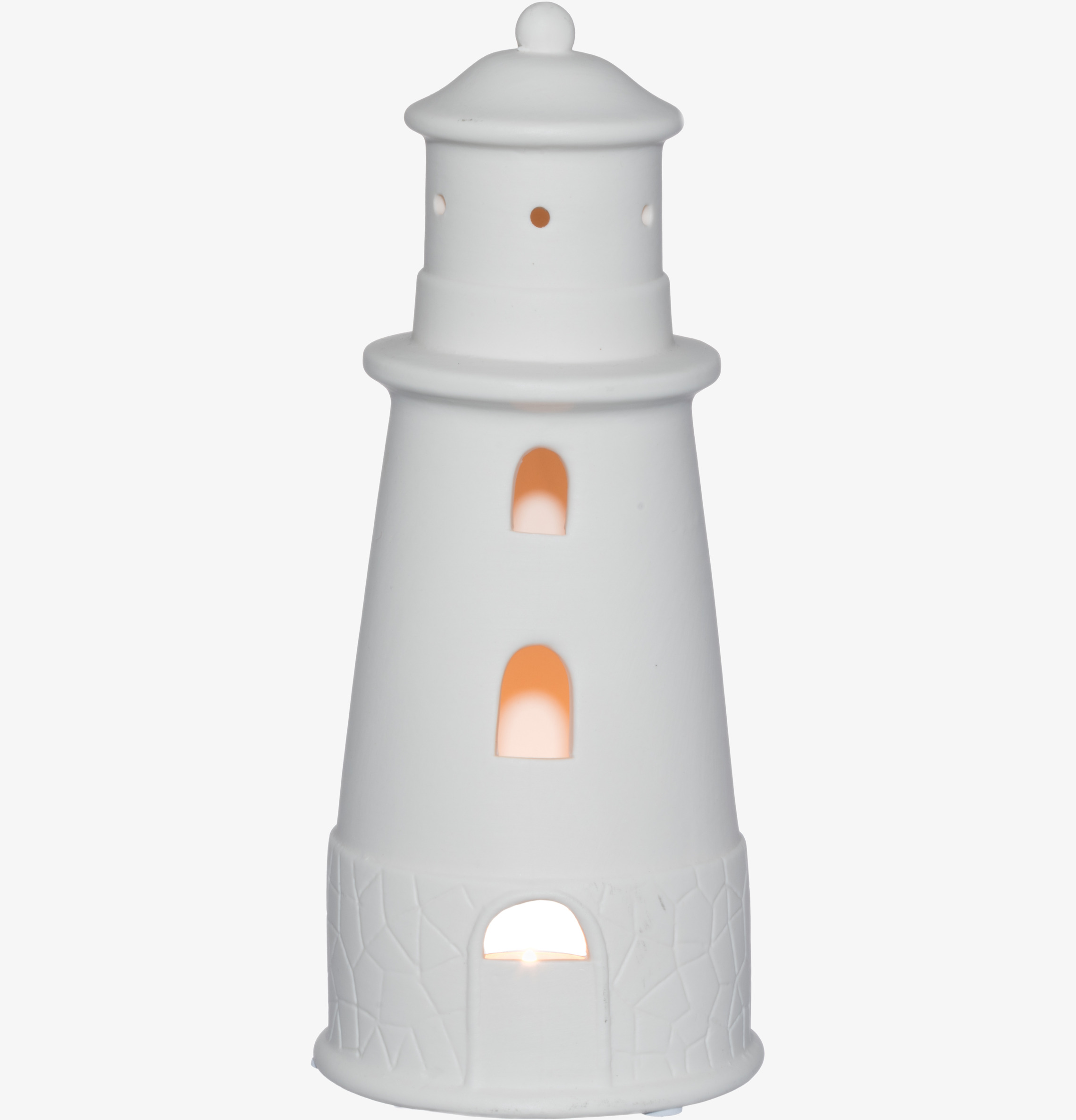 Ljuslykta Fyr Vit 27cm 4Living Lyktor Endless Light Ljuslyktor