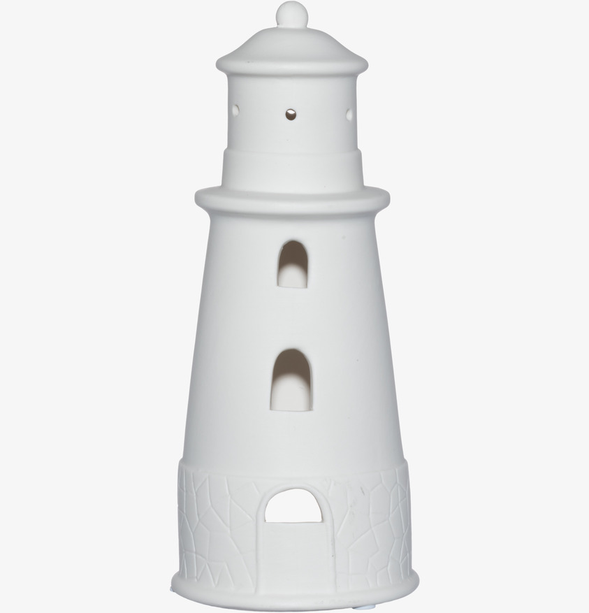 Ljuslykta Fyr Vit 27cm 4Living Lyktor Endless Light Ljuslyktor