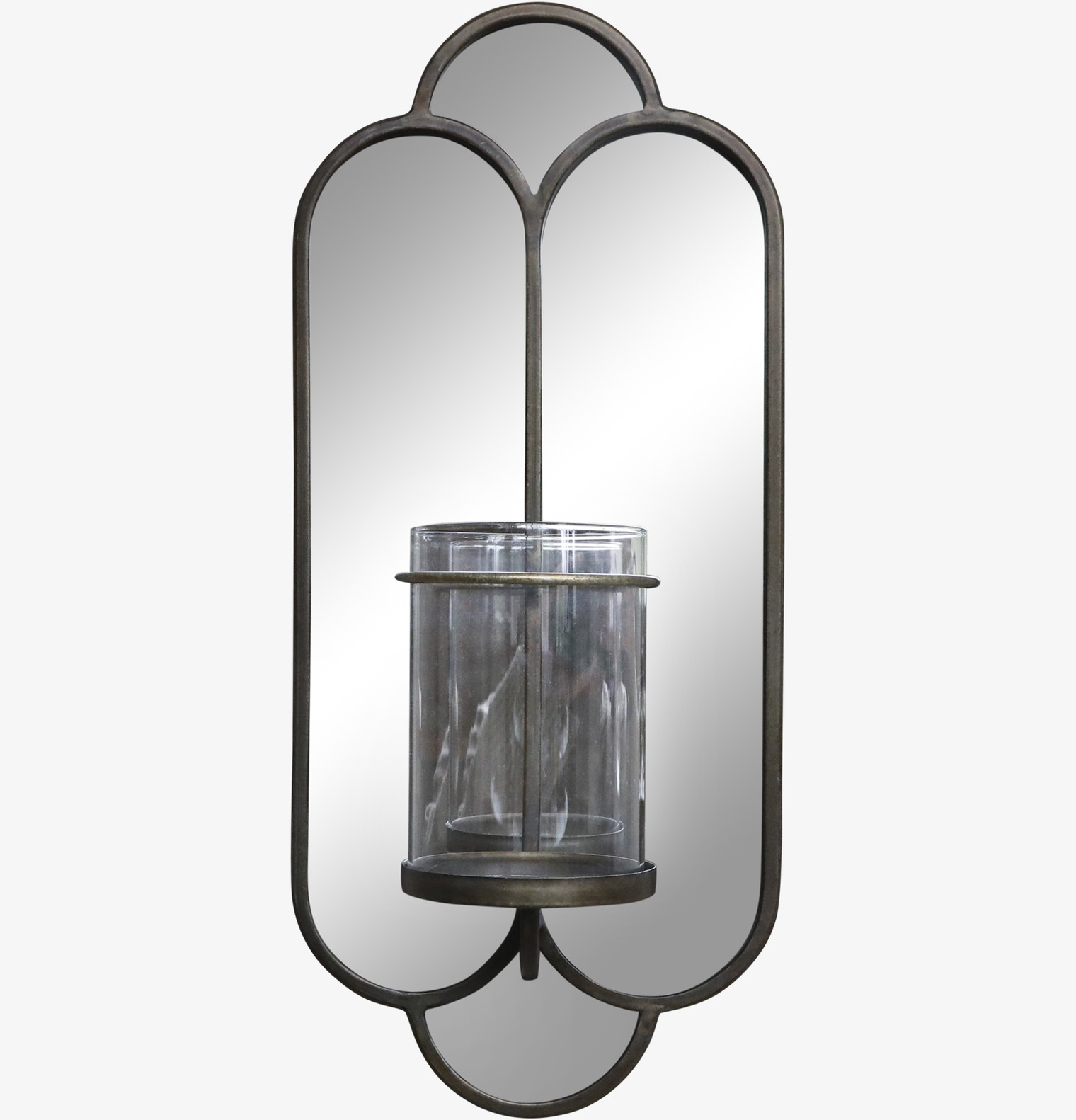 Väggspegel Med Ljusstake Chic Antique Ljusstakar Adventsstakar Ljushållare Ljushyllor