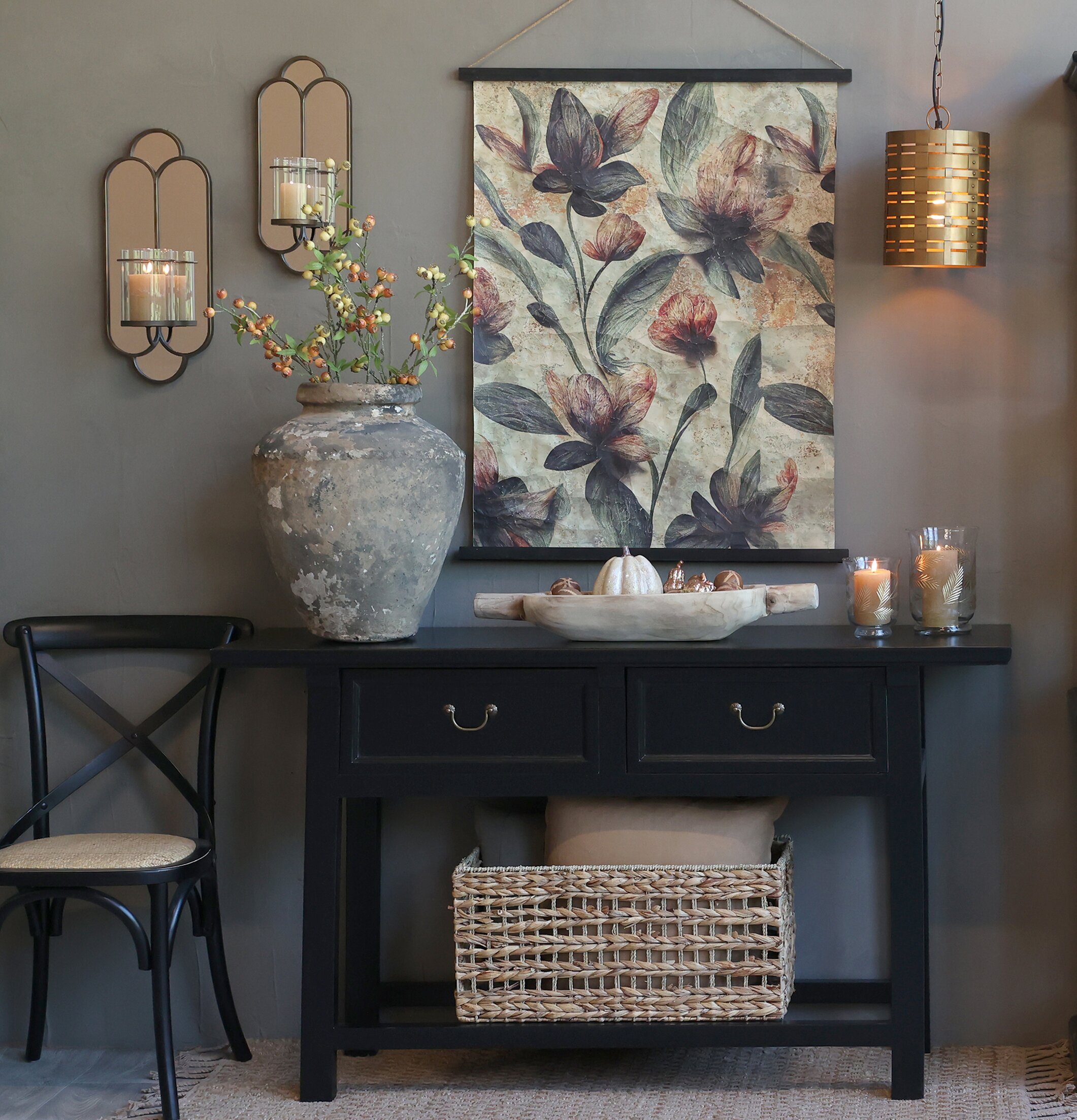 Väggspegel Med Ljusstake Chic Antique Ljusstakar Adventsstakar Ljushållare Ljushyllor