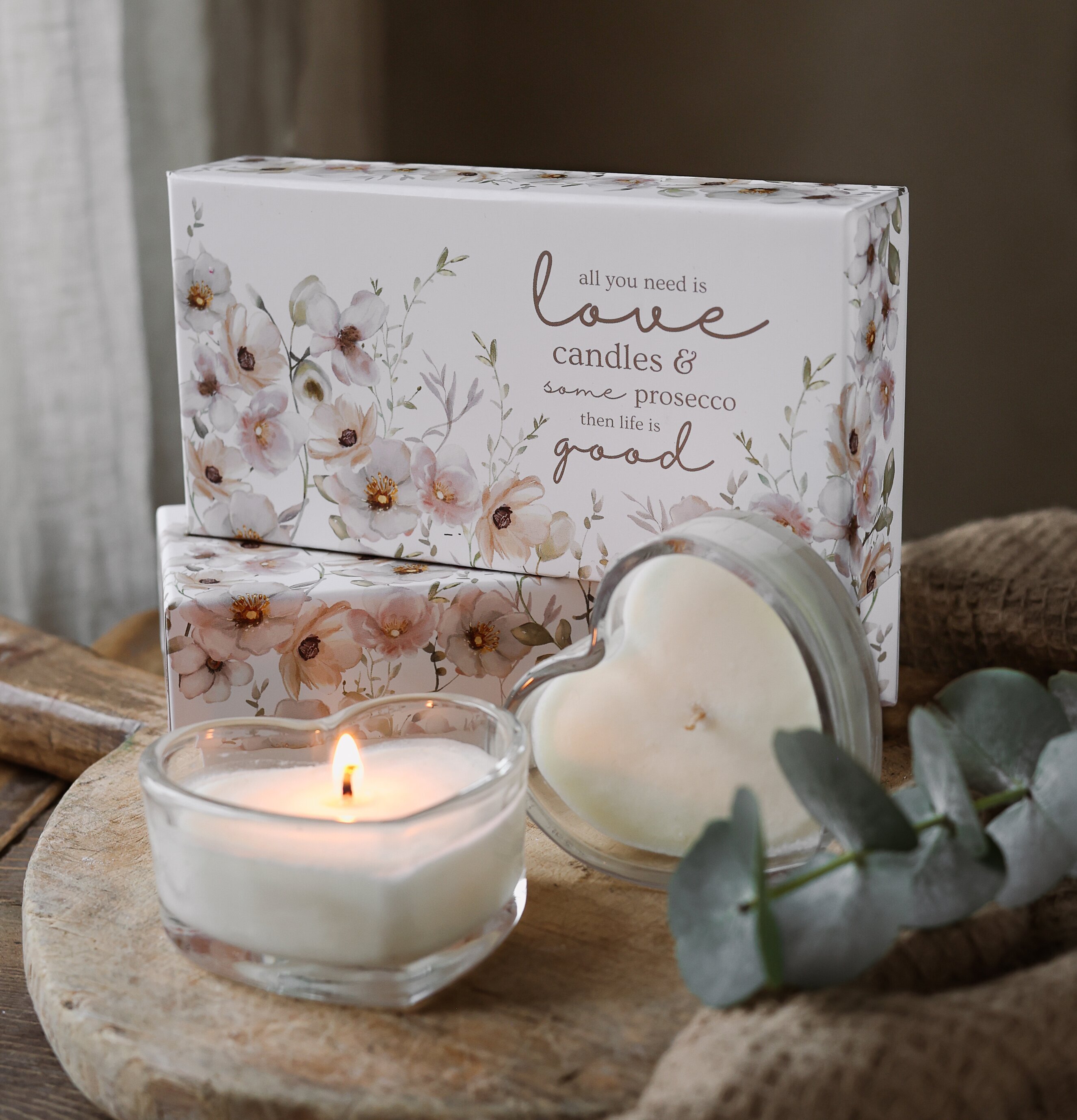 Doftljus Scented Heart Set/2 - Majas Cottage Doftljus/doftpinnar