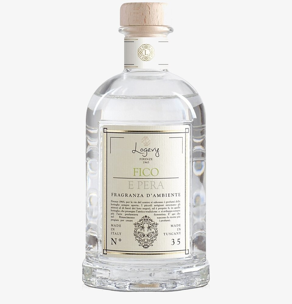 Bild av elegant doftflaska med fikon och päron noter