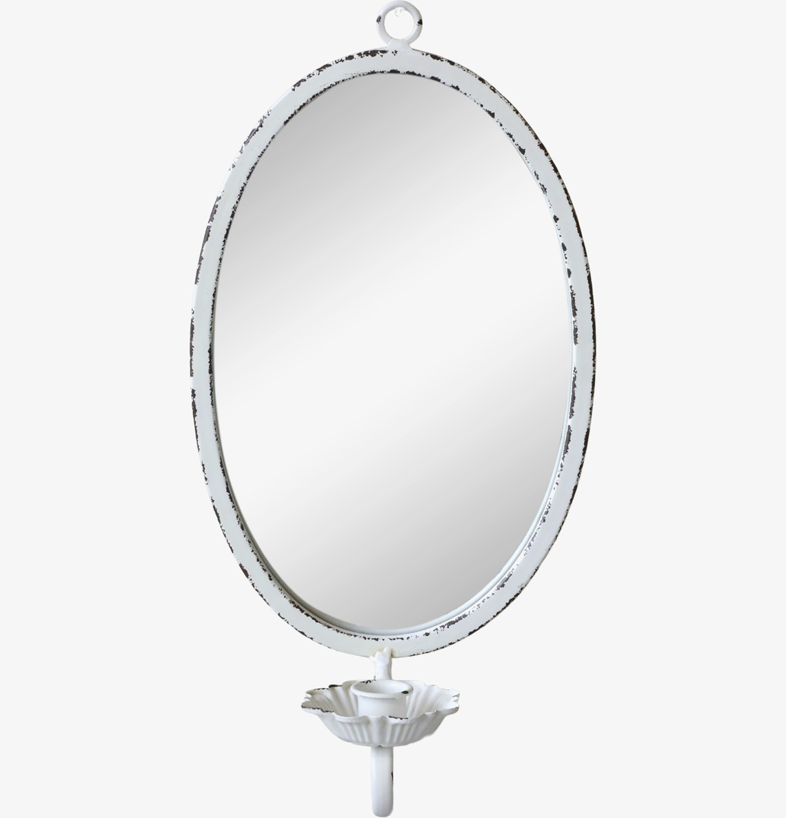 Väggspegel Med Ljushållare Chic Antique Ljusstakar Adventsstakar Ljushyllor Speglar Väggspeglar Stående speglar