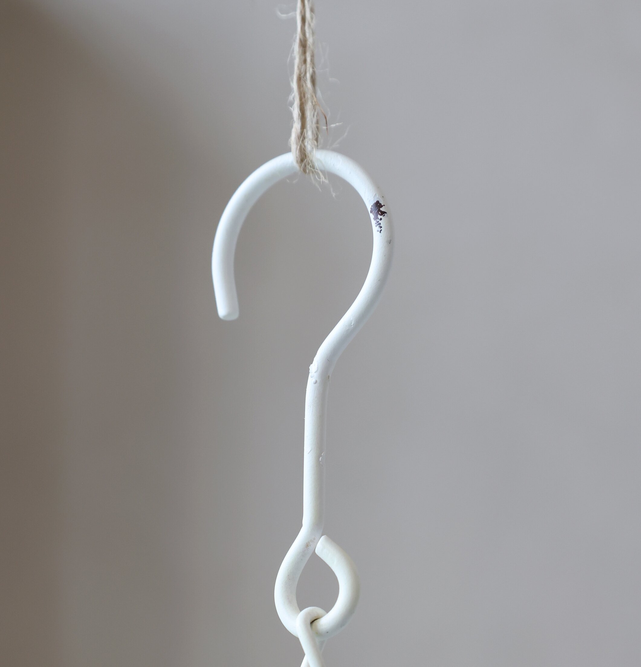 Hängande Ljusampel Antique Creme Chic Ljusstakar Adventsstakar Ljushållare Ljushyllor