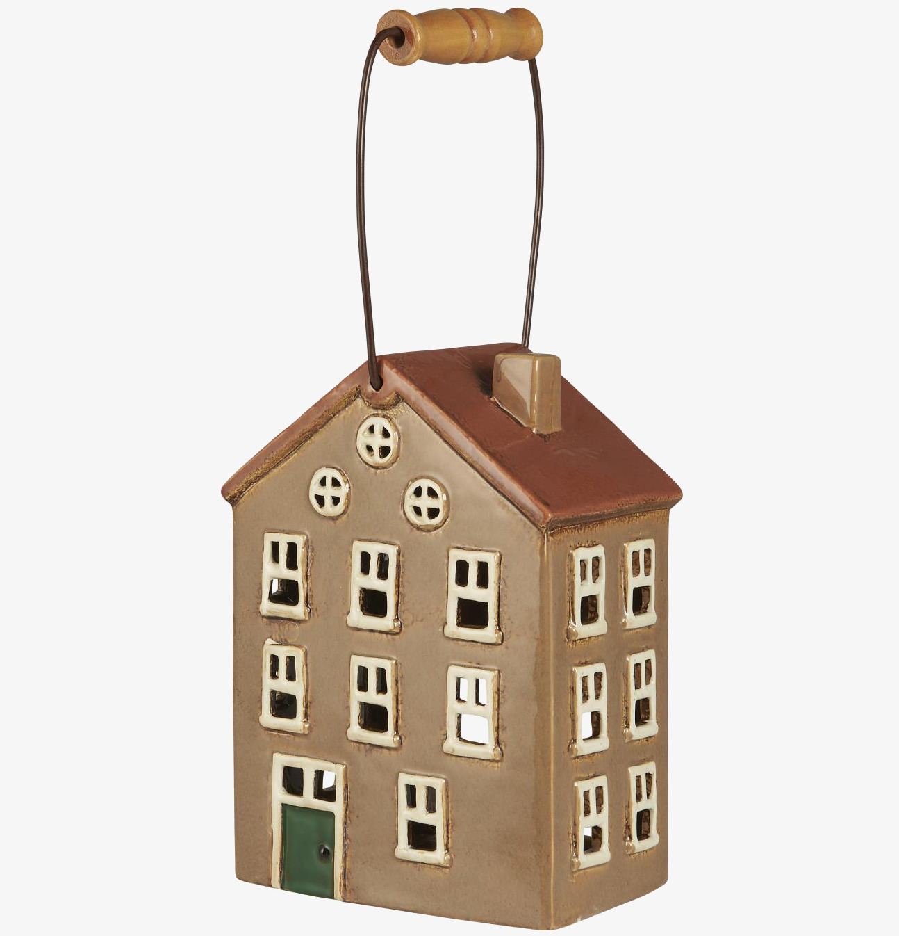 Ljuslykta Nyhavn Brun IB Laursen Lyktor Endless Light Ljuslyktor